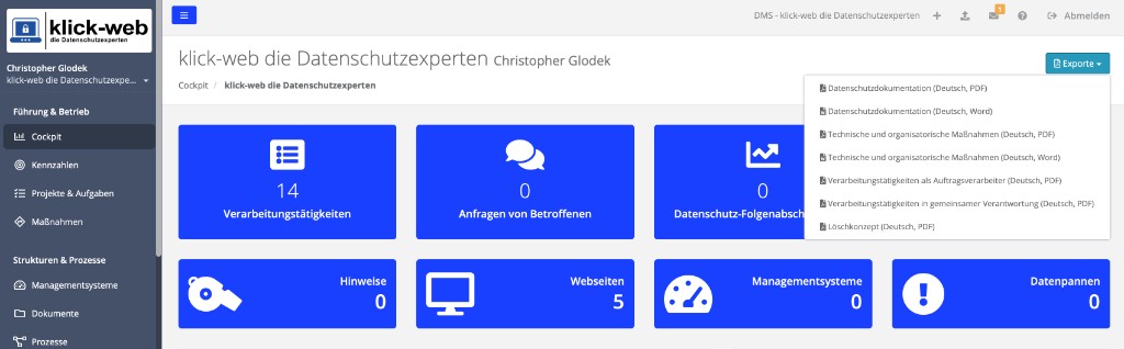 PDF-Exporte und Reportings im DMS